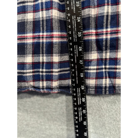 JACHS Flannel Shirt‎ Men's Large Multicolor Plaid 100% Cotton Pockets Button-Up - Picture 11 of 11